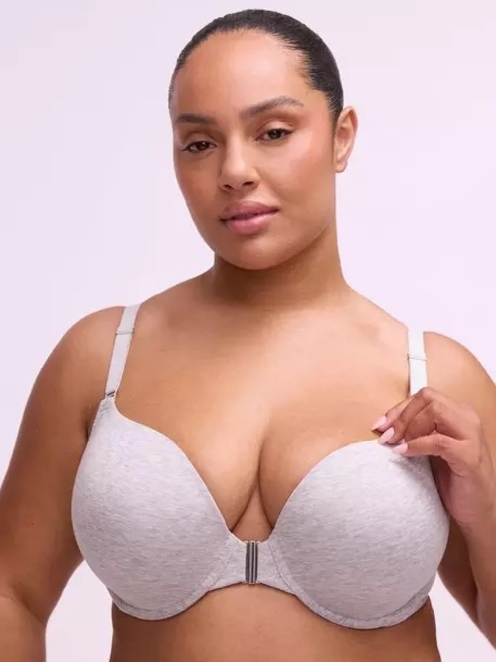 Nwt Torrid 38DD Perfect Coverage Simply Cotton Push-Up Front-Close Bra